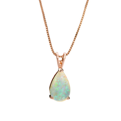 Fashion Platinum Water Drop Blue Copper Necklace