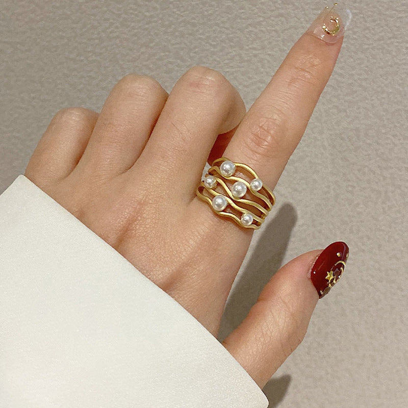Ring Female Design  Index Finger Ring Fashion Personality Ring