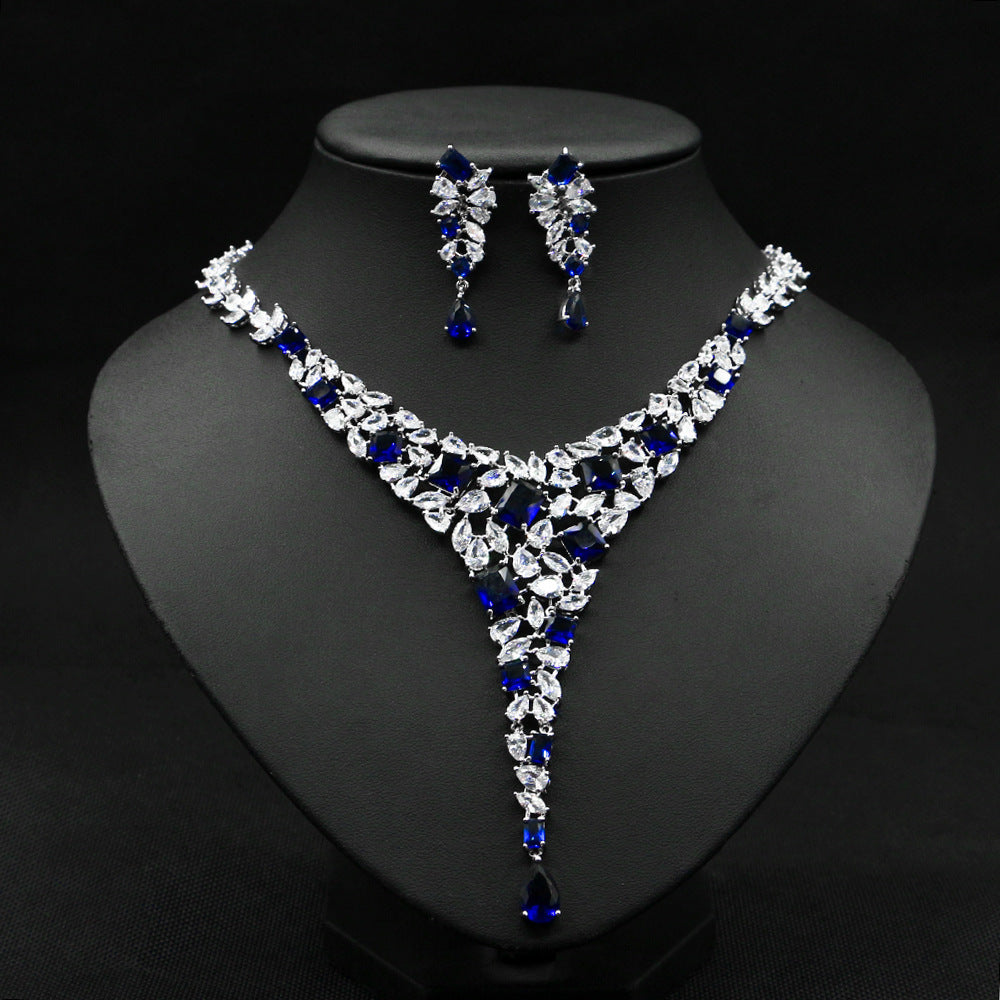 Colorful Necklace Set Luxury Jewelry Set