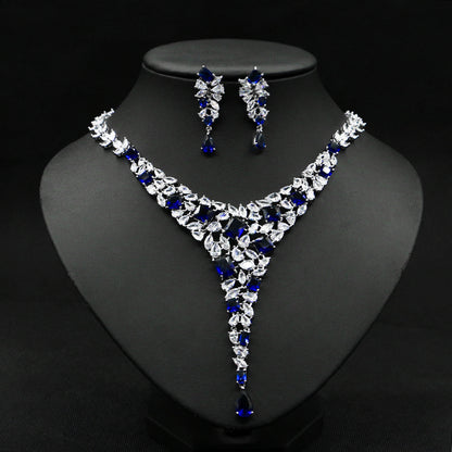 Colorful Necklace Set Luxury Jewelry Set