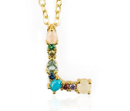 26 English alphabet necklaces