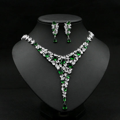 Colorful Necklace Set Luxury Jewelry Set