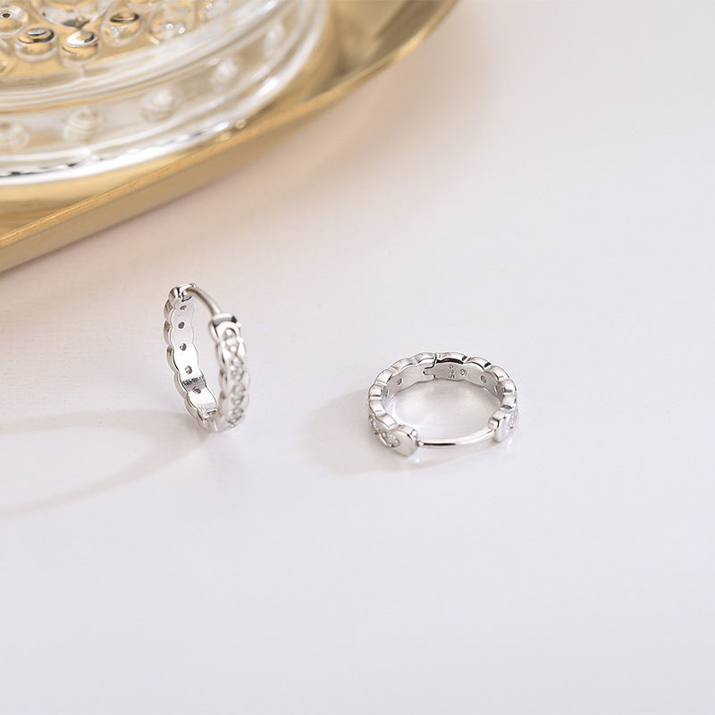 Diamond Zircon Earrings