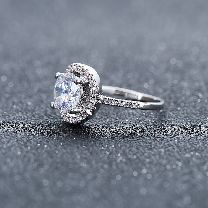 Wedding Engagement Ring zircon ring