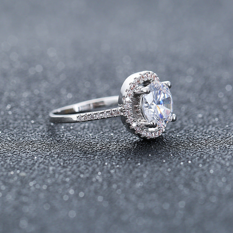 Wedding Engagement Ring zircon ring