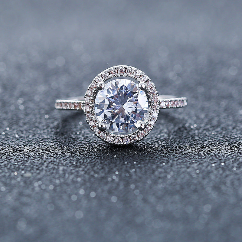 Wedding Engagement Ring zircon ring