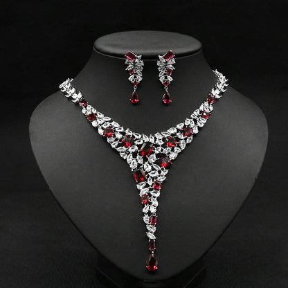 Colorful Necklace Set Luxury Jewelry Set