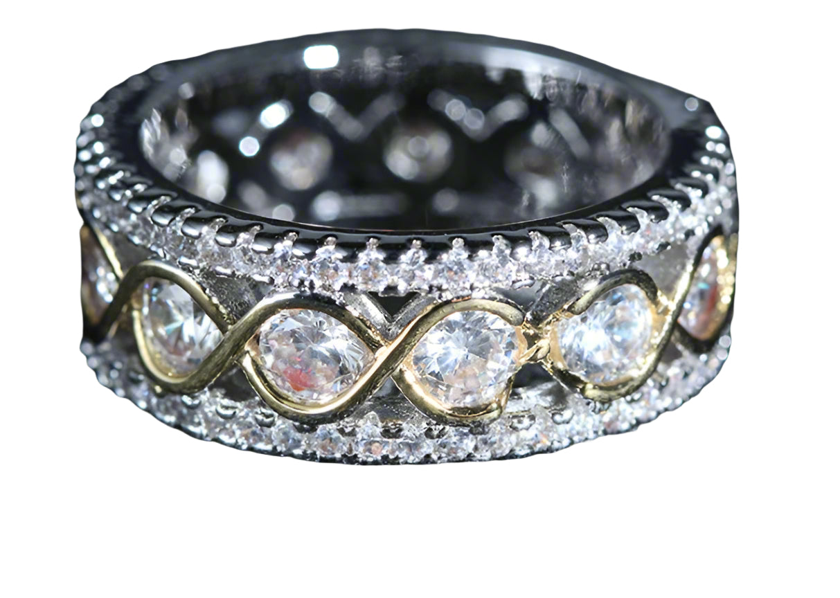 Elegant Female Zircon Stone Ring Finger Rings For Women Promise Love Valentine's Day Gifts