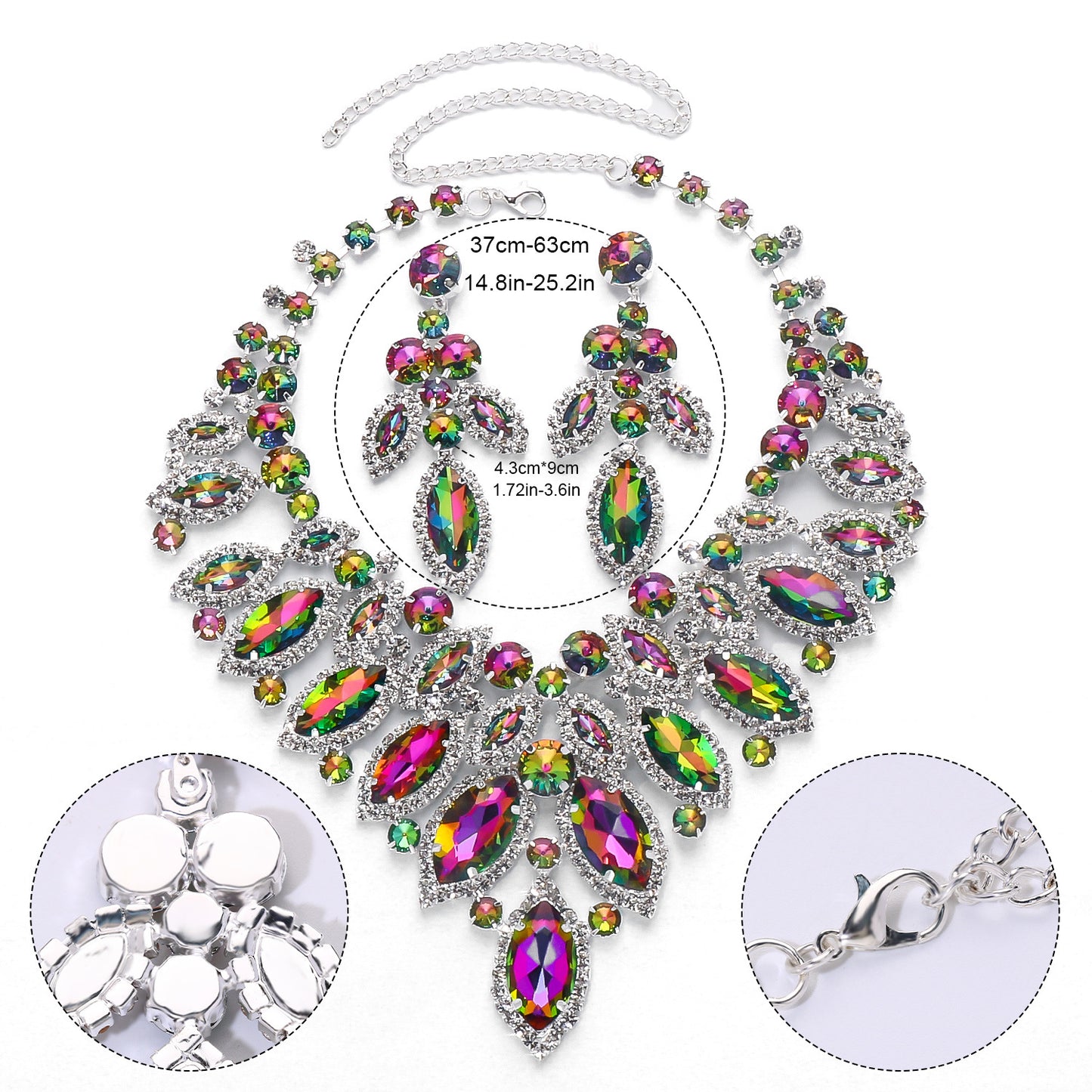 Luxury Leaf Necklace Suit
