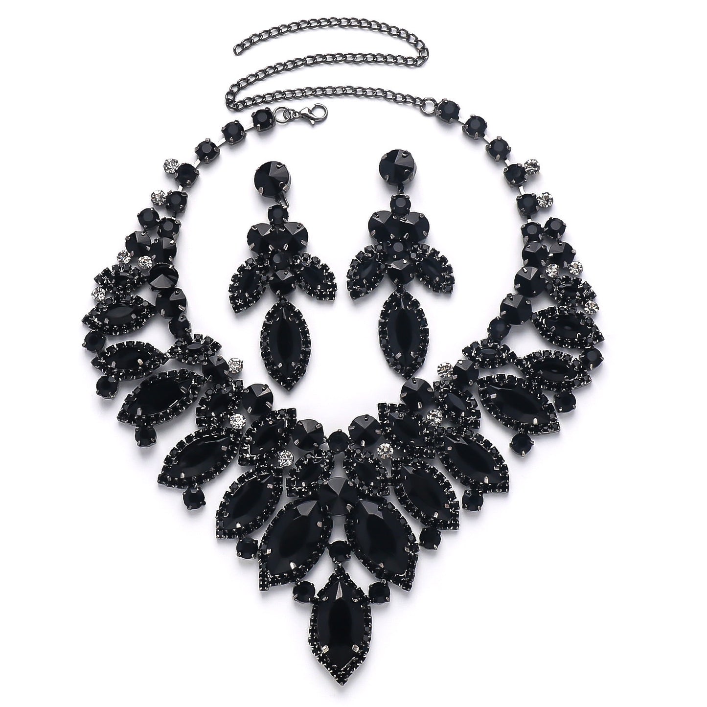 Luxury Leaf Necklace Suit