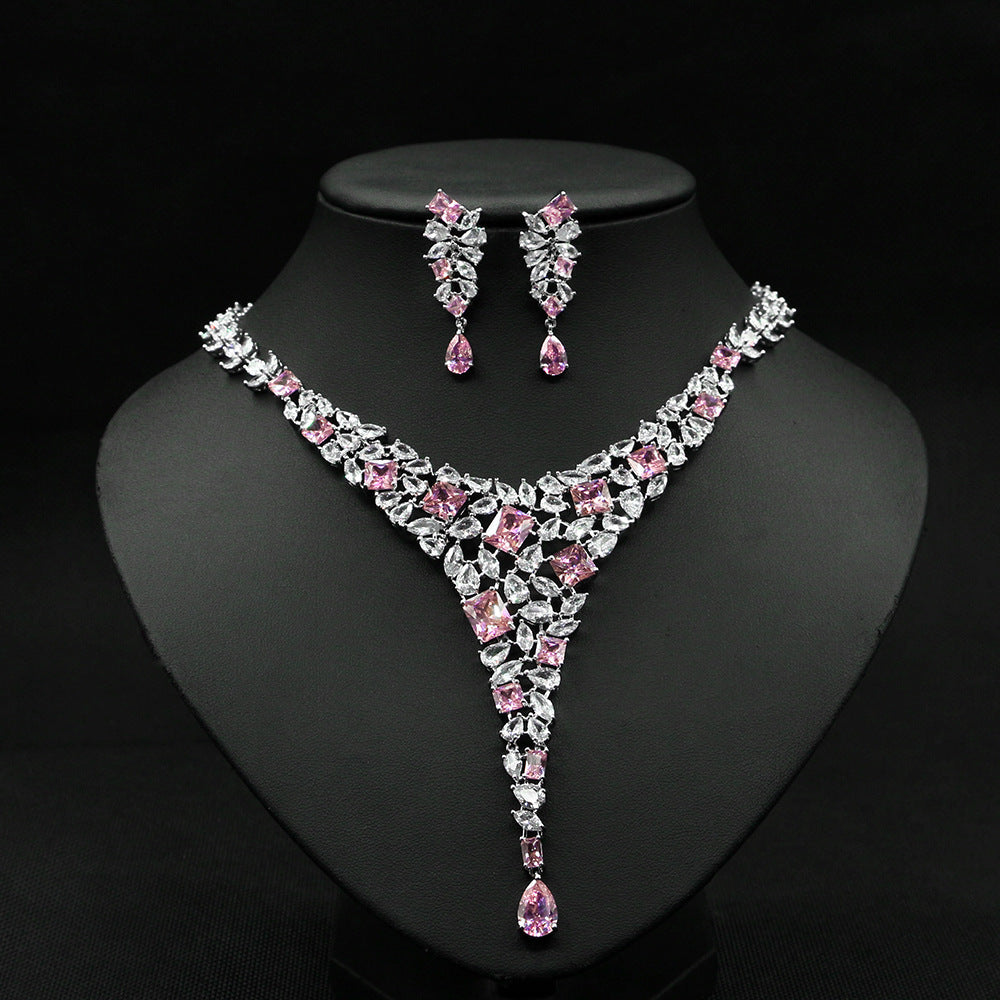 Colorful Necklace Set Luxury Jewelry Set