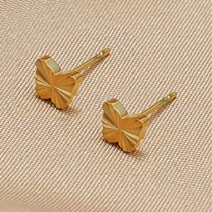 Stainless Steel 18K Gold-Plated Jewelry Set